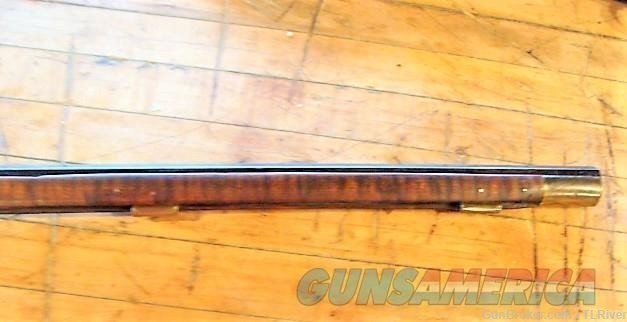 32 cal. Antique Squirrel Rifle Tiger Stripe Full Stock No Reserve-img-7