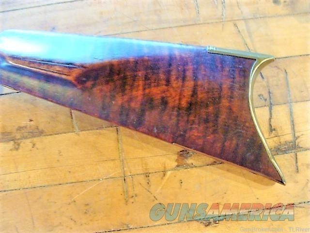 32 cal. Antique Squirrel Rifle Tiger Stripe Full Stock No Reserve-img-12