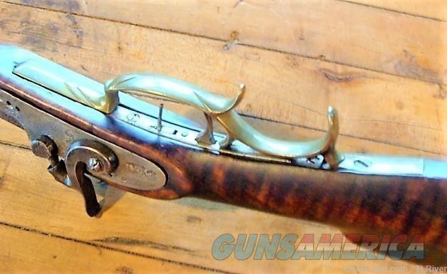 32 cal. Antique Squirrel Rifle Tiger Stripe Full Stock No Reserve-img-18