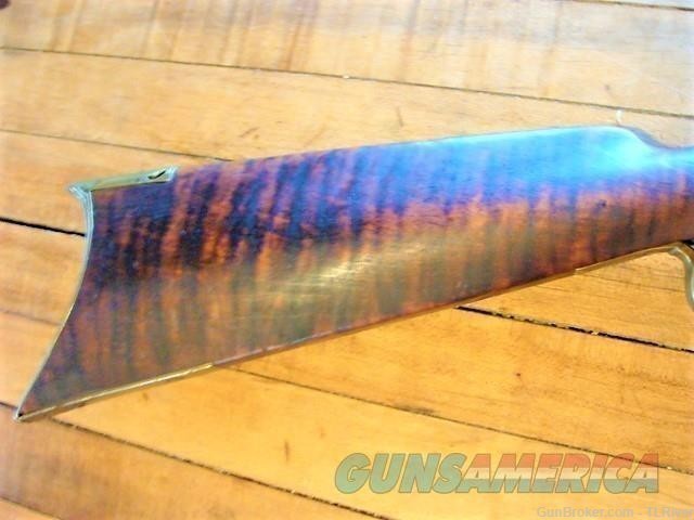32 cal. Antique Squirrel Rifle Tiger Stripe Full Stock No Reserve-img-1
