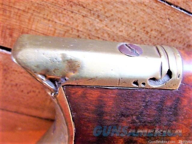 32 cal. Antique Squirrel Rifle Tiger Stripe Full Stock No Reserve-img-2