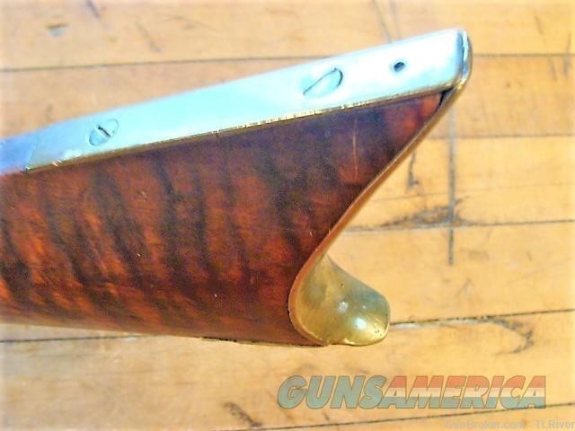 32 cal. Antique Squirrel Rifle Tiger Stripe Full Stock No Reserve-img-17