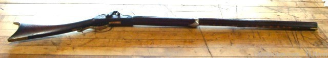 Lancaster Pa. 40 cal. Rifle Converted Flintlock DST "Gump" Antique No Res-img-0