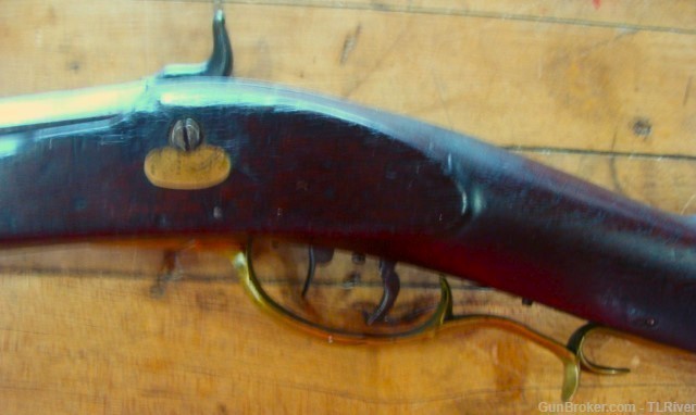 Lancaster Pa. 40 cal. Rifle Converted Flintlock DST "Gump" Antique No Res-img-11
