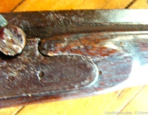 Lancaster Pa. 40 cal. Rifle Converted Flintlock DST "Gump" Antique No Res-img-13