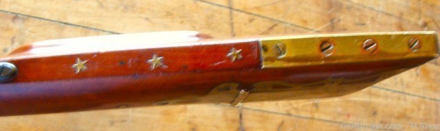 NY Maker Beautiful Early Percussion Rifle Patch Box & Inlays 40 cal. No Res-img-13
