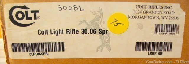 Colt Light Rifle1980 New in Box 30-06 NIB No Reserve-img-2