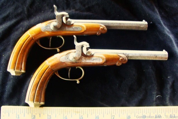 European Cased Dueling Pistol Set Antique w/Accessories No Reserve-img-3