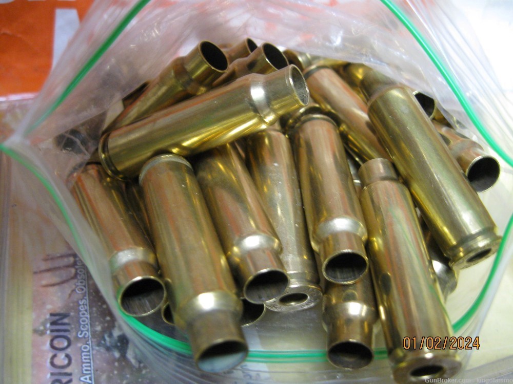 Very Scarce Now 20 pcs 300 SAVAGE like-New Rifle Brass; more lots to order-img-1