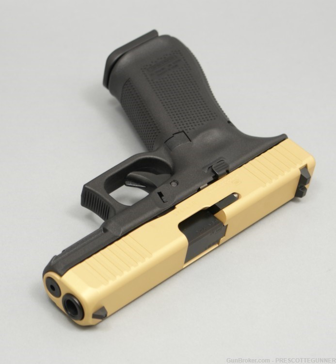 NIB Glock 45 9mm Gen 5 G45 Apollo Custom Gold Cerakote Crossover like 19X-img-6