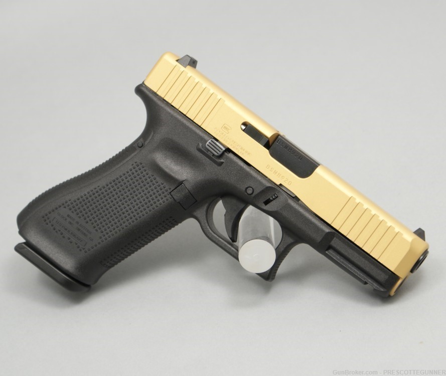 NIB Glock 45 9mm Gen 5 G45 Apollo Custom Gold Cerakote Crossover like 19X-img-2