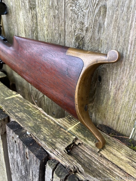 Winchester Model 1873 Special Order Rifle Swiss Butt 1/2 Round Antique 32 -img-18