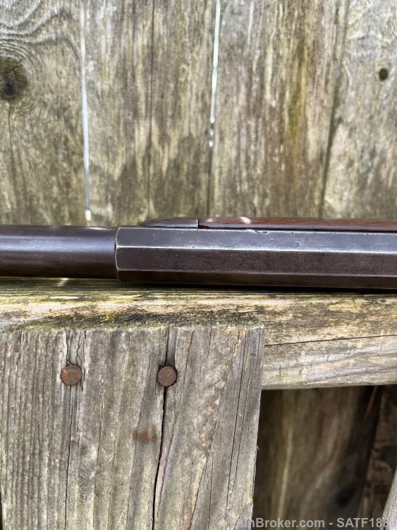 Winchester Model 1873 Special Order Rifle Swiss Butt 1/2 Round Antique 32 -img-38