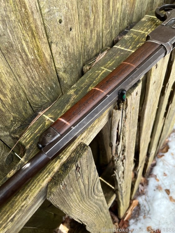 Winchester Model 1873 Special Order Rifle Swiss Butt 1/2 Round Antique 32 -img-41