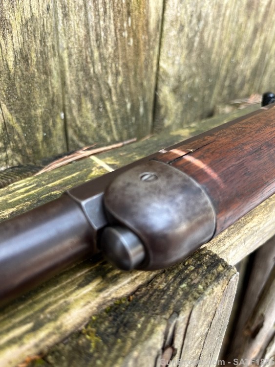 Winchester Model 1873 Special Order Rifle Swiss Butt 1/2 Round Antique 32 -img-51