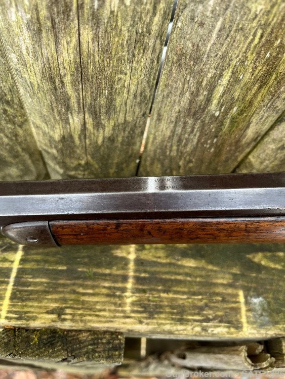 Winchester Model 1873 Special Order Rifle Swiss Butt 1/2 Round Antique 32 -img-25