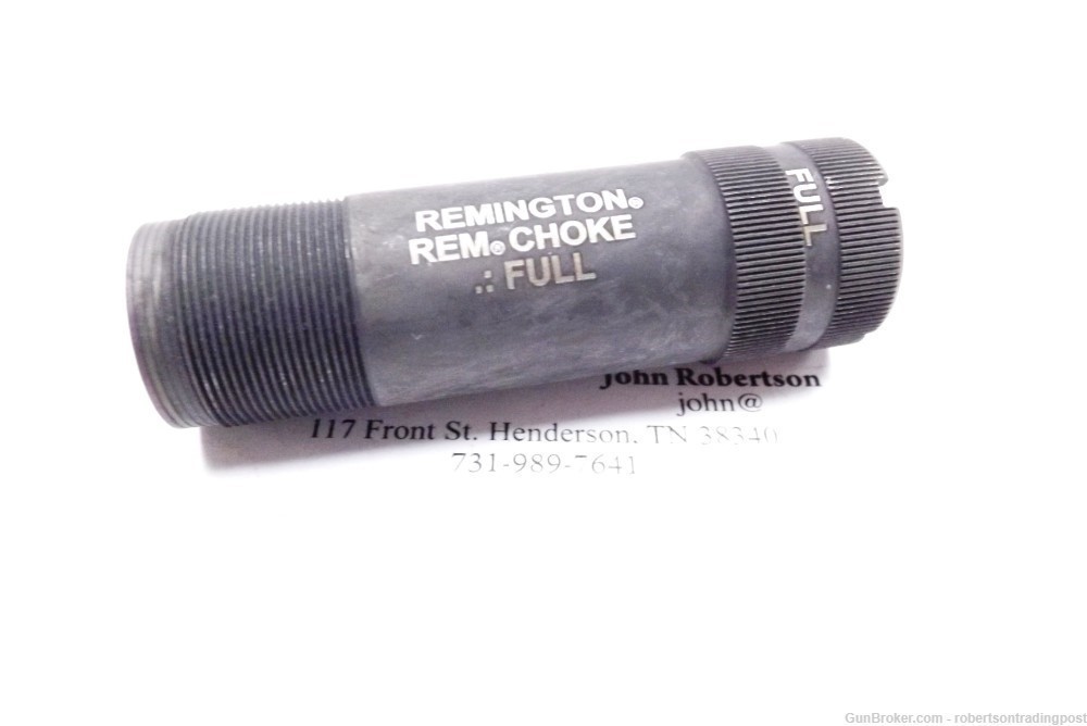 Remington Factory Rem Choke Tube 12 Gauge Extended Full .708 Muzzle Matte-img-0