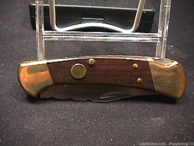 Custom Designed Buck 112 Automatic Knife Really Nice -img-1