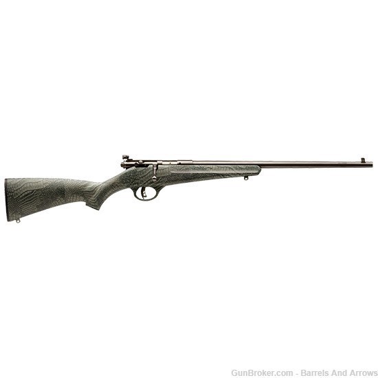 Savage 13617 Rascal Landry Bolt Action Rifle 22 LR, RH, 16 in, Blued-img-0