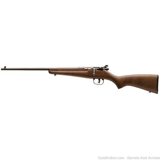 Savage 13820 Rascal Youth Bolt Action Rifle 22 LR, LH, 16.125 in-img-0