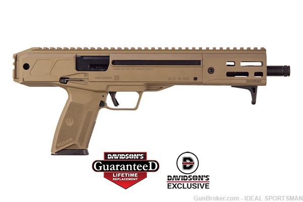 RUGER LC CHARGER PISTOL 5.7X28 FLAT DARK EARTH FDE 19308 BRAND NEW-img-0