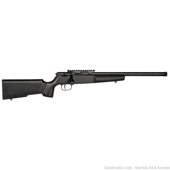 Savage 13823 Rascal Target Bolt Action Rifle 22 Lr , 16 1/8" Bbl Blued-img-0