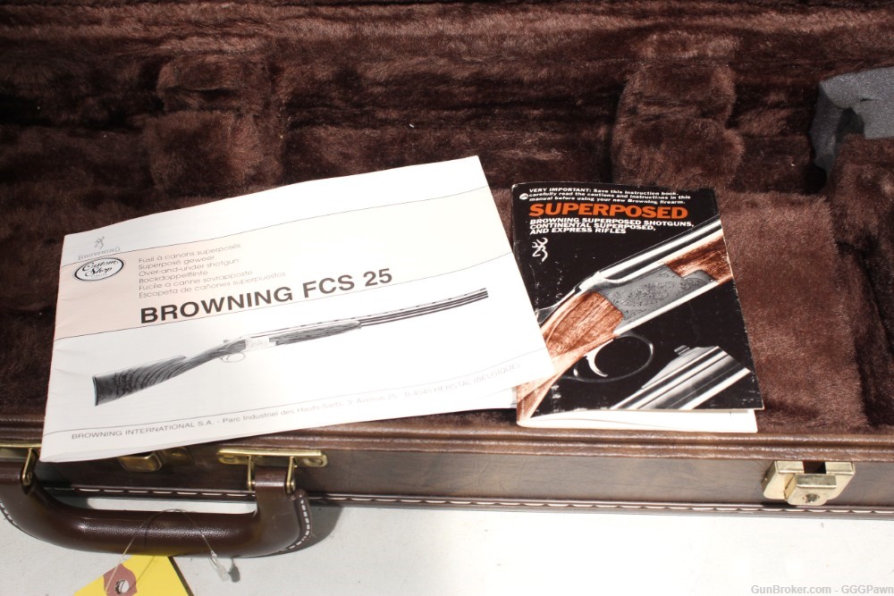 Browning Superlight Superposed Custom Shop 20 Gauge Unfired Belgium-img-1