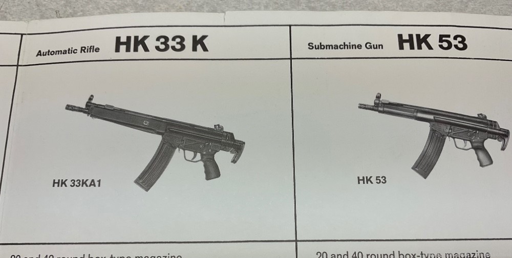 HK machine gun flyer original 3 page fold 1975-img-2