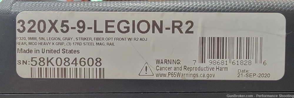 CUSTOM Sig Sauer P320X5 Legion 9mm 5" Barrel 5-17 Round Mags -img-12
