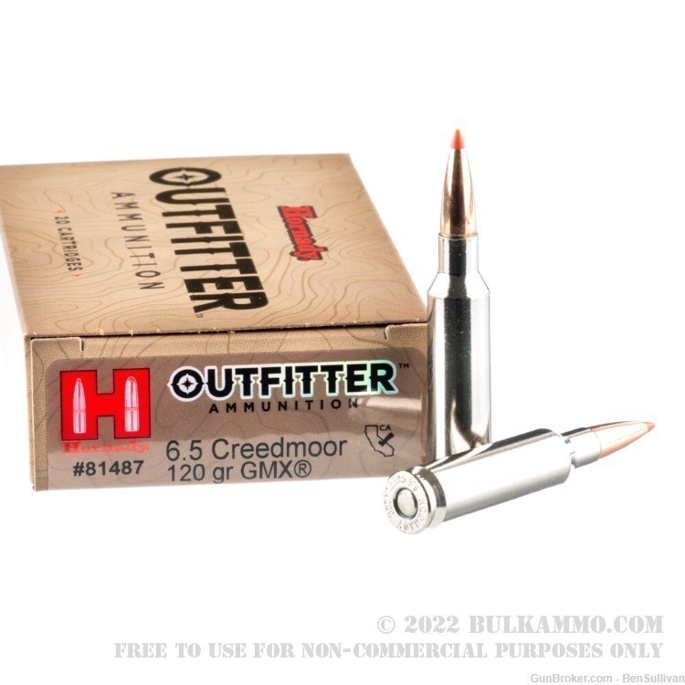 Hornady Outfitter 6.5 Creedmoor 120 gr - 20 Rounds-img-0