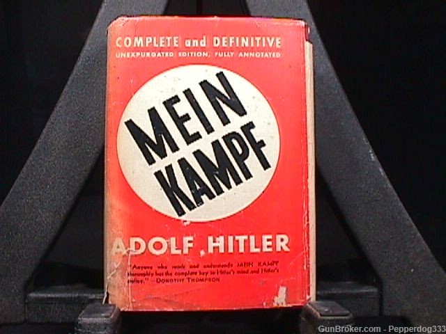 1940 Edition of  Adolf ‘s Book Titled Mein Kampf Original Jacket-img-0