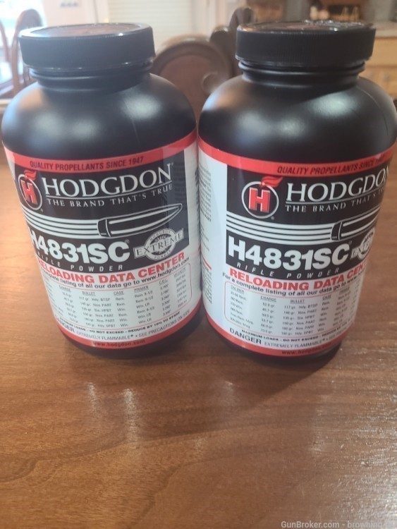 Hodgdon H4831SC. 2-1lb containers -img-0