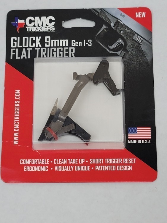 CMC Glock 9mm Gen 1-3 Flat Trigger NEW-img-0