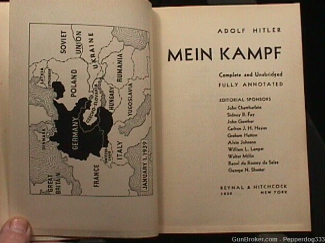 1939 Edition of Adolf ‘s Book Titled Mein Kampf Special Edition-img-3