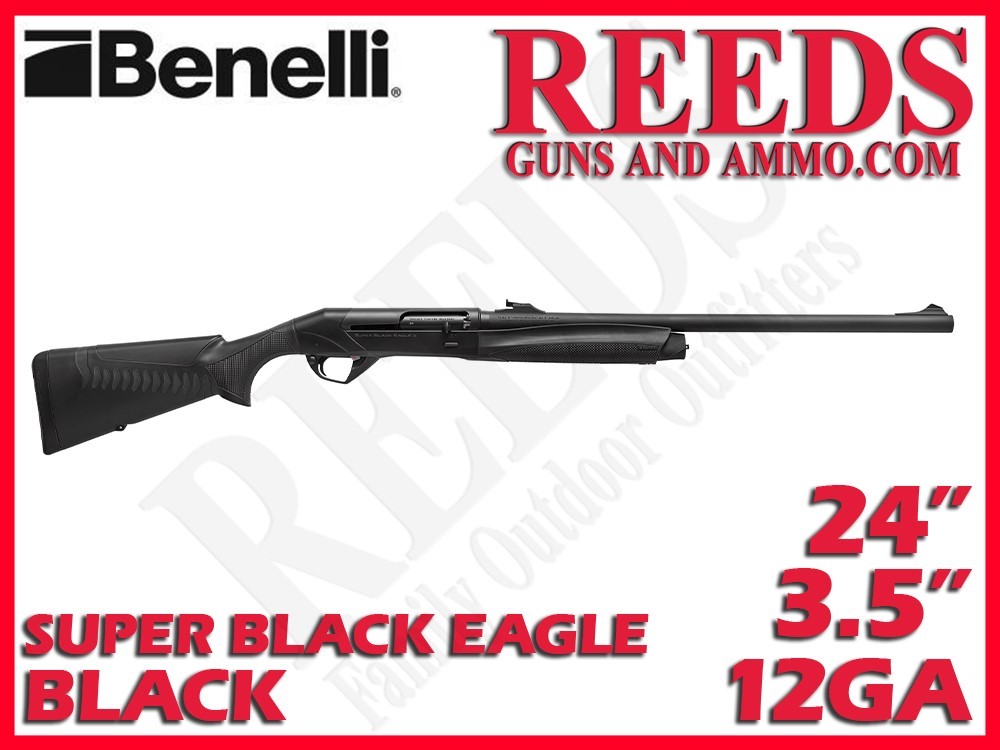 Benelli Super Black Eagle 3 Rifle Slug Shotgun Black 12 Ga 3in 24in 10379-img-0