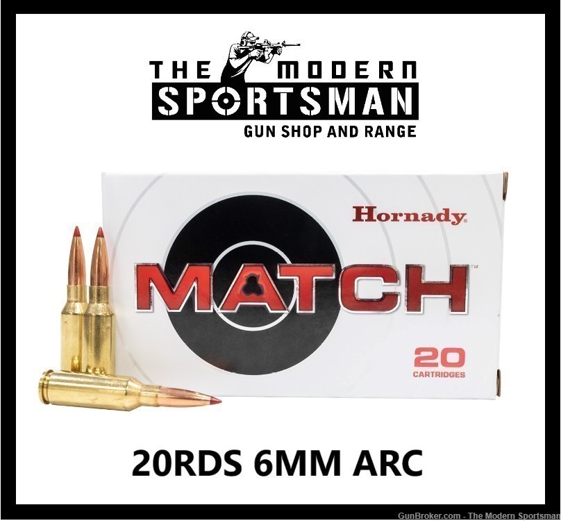 Hornady 6mm ARC 108 gr ELD Match 108GR Match Ammo-img-0