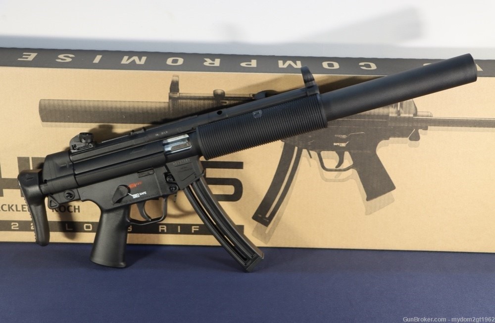 NEW Heckler & Koch MP5 Rifle 16.1" Black .22LR 25-Round 81000468-img-5