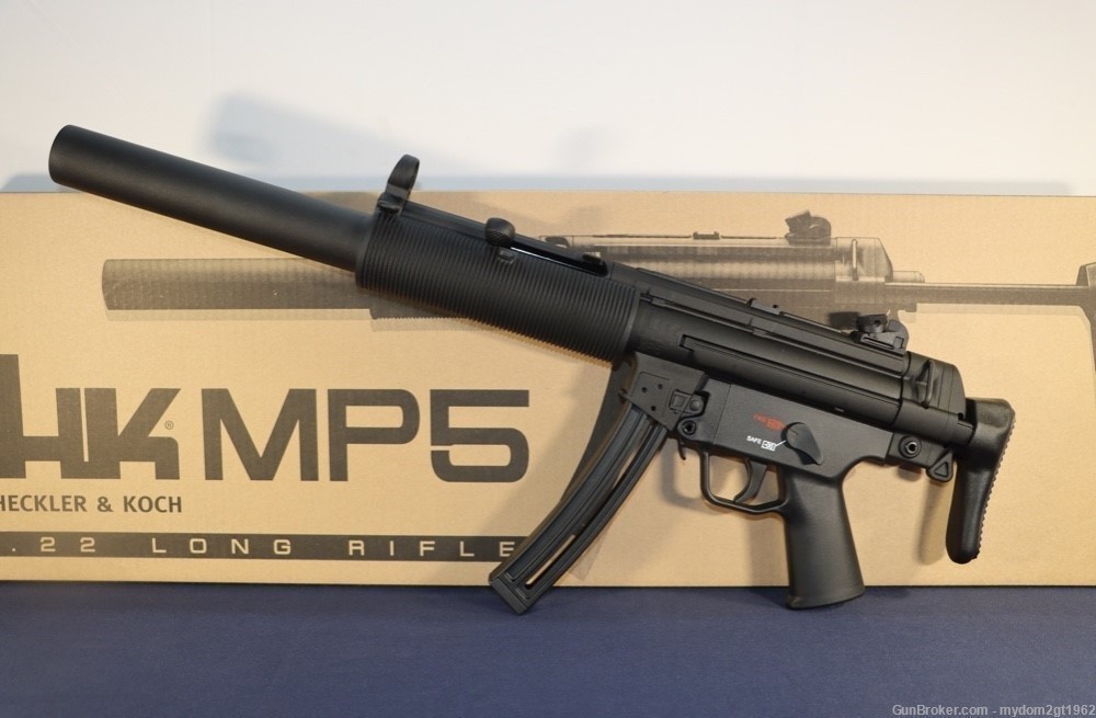 NEW Heckler & Koch MP5 Rifle 16.1" Black .22LR 25-Round 81000468-img-4