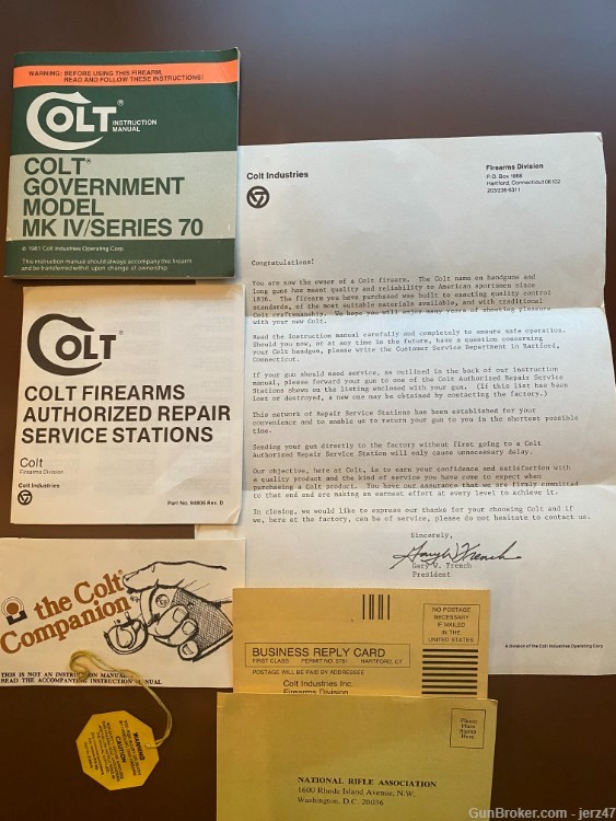 Colt 1911 Series 70 Gold Cup - Electroless Nickel -img-3