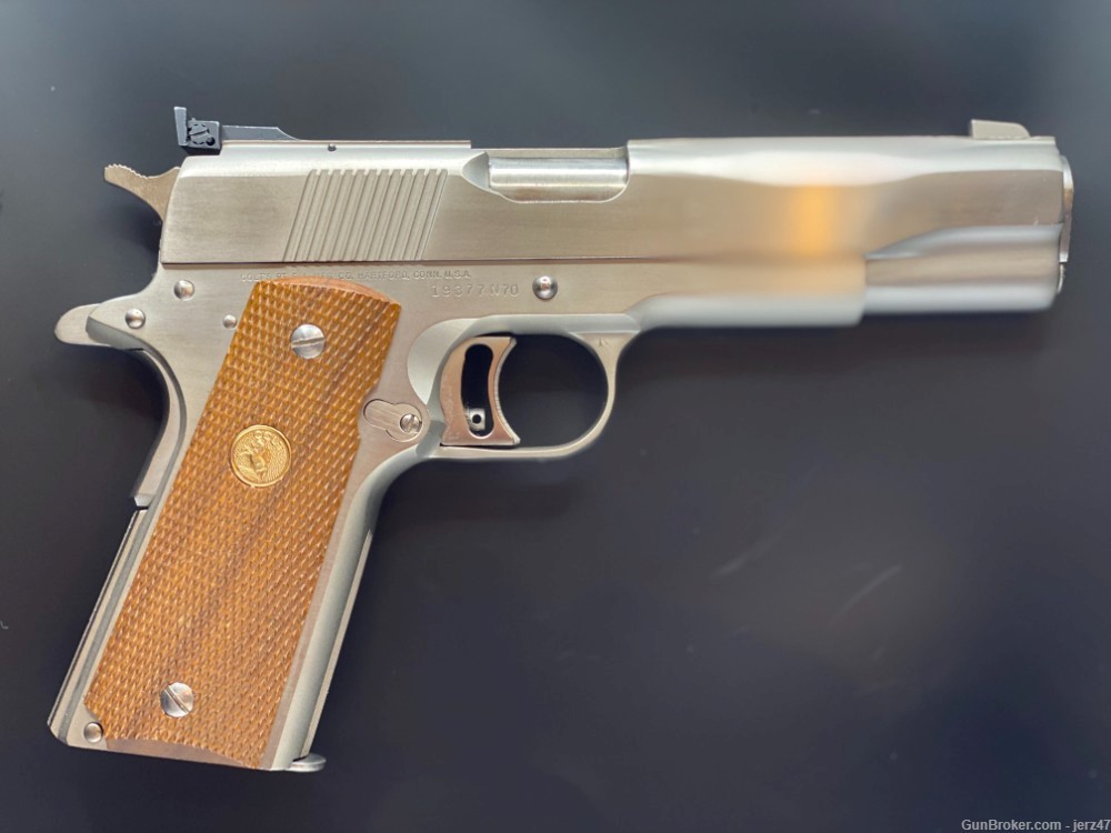 Colt 1911 Series 70 Gold Cup - Electroless Nickel -img-0