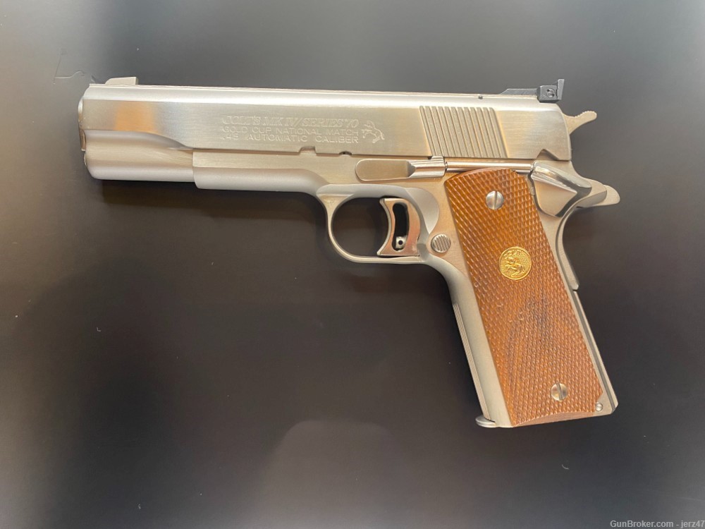 Colt 1911 Series 70 Gold Cup - Electroless Nickel -img-1