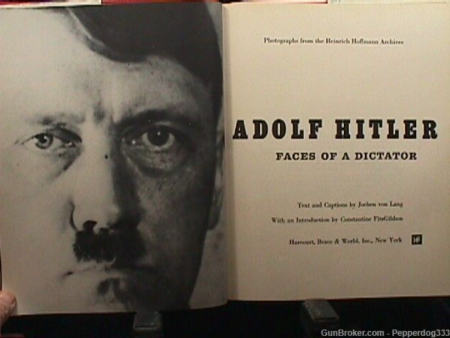 First Edition 1968 Adolf ‘s Book Titled Faces of A Dictator Original & Nice-img-2