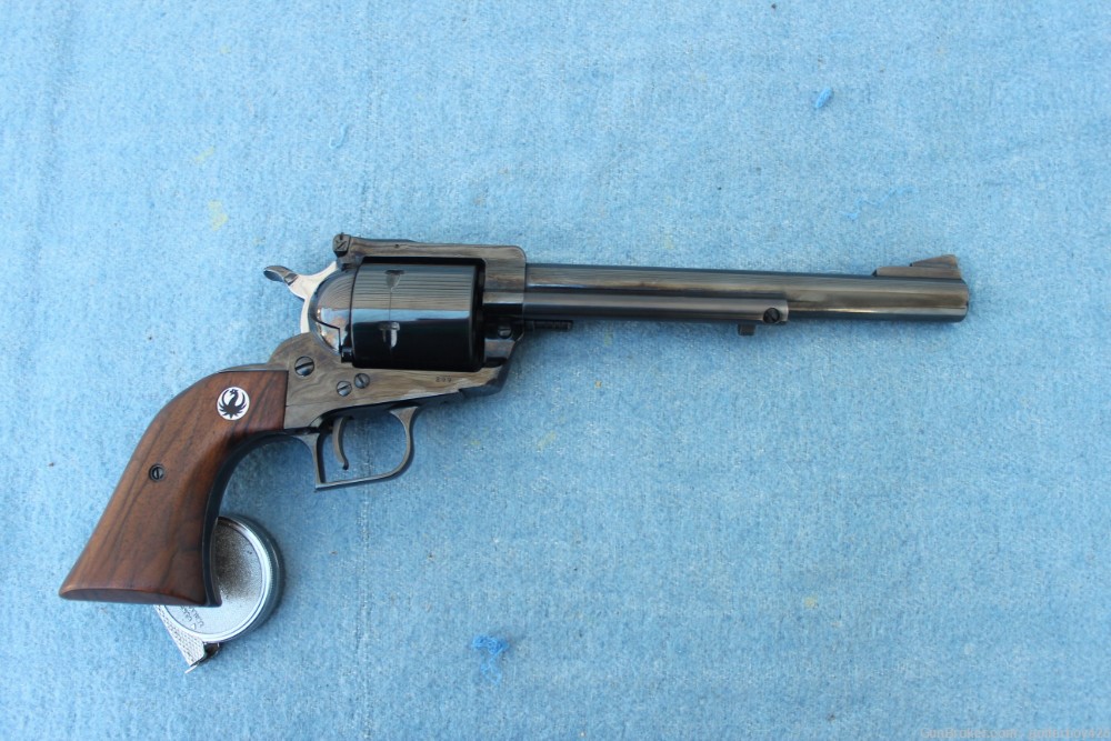 1959 Ruger Super Blackhawk SN 299 LONG frame High Gloss with Mahogany Case -img-0