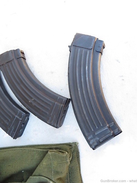 4 Romanian AK-47 Magazines & AK47 Magazine Carry Pouch-img-3