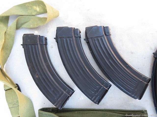 4 Romanian AK-47 Magazines & AK47 Magazine Carry Pouch-img-2