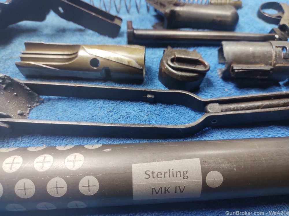 British Sterling MK IV SMG Parts Kit 9mm complete-img-2