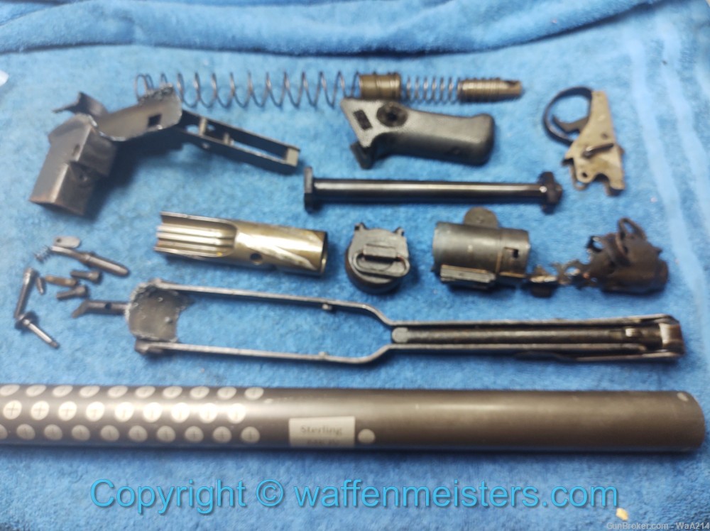 British Sterling MK IV SMG Parts Kit 9mm complete-img-0