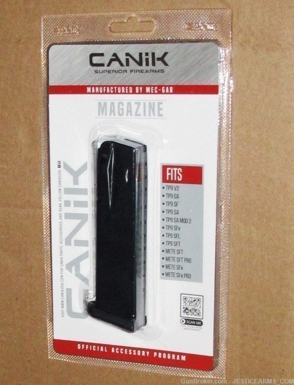Canik TP9 18rd Magazine 9mm Canik Mag FACTORY-img-1