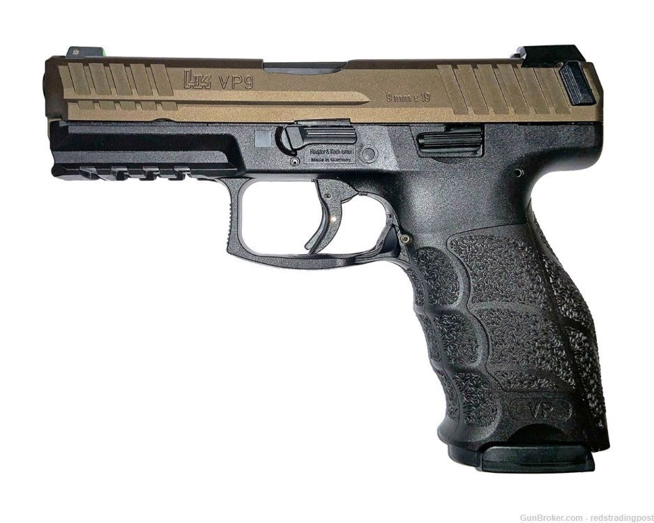 Heckler & Koch VP9 4.09" Barrel 9mm Midnight Bronze HK Pistol 81000798-img-1
