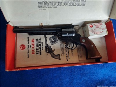 Ruger new model new in box  paper work  extra cylinder (1979)